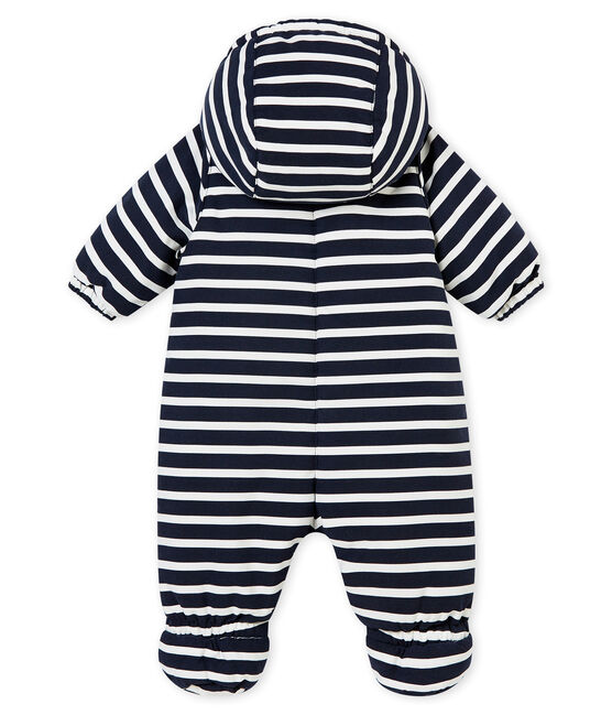 Buzo de microfibra y rayas marineras para bebé niño azul SMOKING/blanco MARSHMALLOW