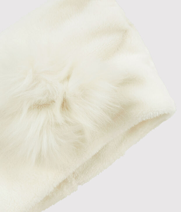 Cuello infantil para ni&ntilde;a blanco