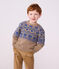 Jersey infantil de jacquard de lana y algod&oacute;n multicolor/multicolor