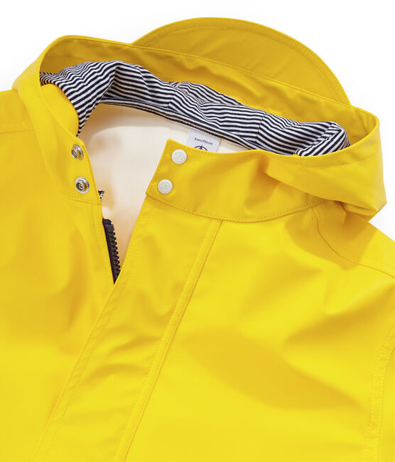 Impermeable largo infantil unisex amarillo JAUNE