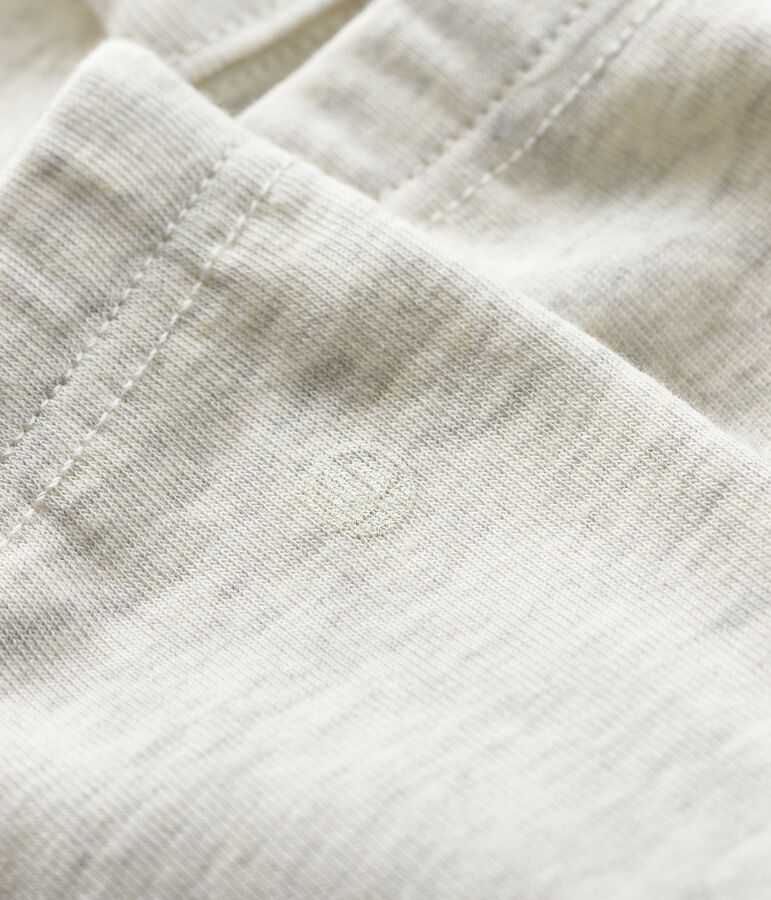 Legging de punto 1 x 1 liso para beb&eacute; ni&ntilde;a. beige