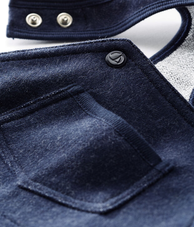 Peto de beb&eacute; largo para ni&ntilde;o en mulet&oacute;n SMOKING