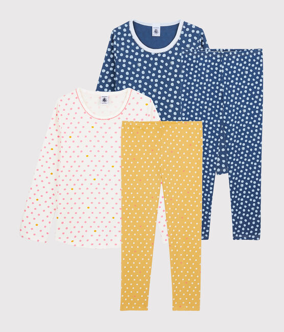 Lote de 2 pijamas de algodón de niña variante 1