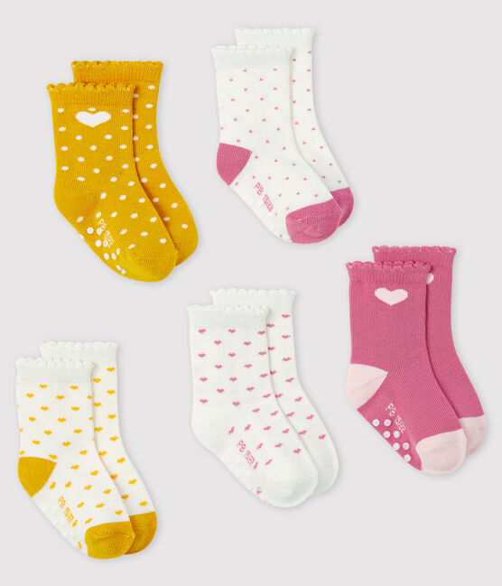 Juego de 5 pares de calcetines para bebé variante 2