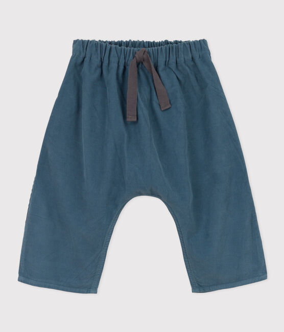 Pantalón de bebé de pana azul ROVER