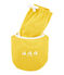 Pijama corto de punto para niña amarillo HONEY/blanco MARSHMALLOW