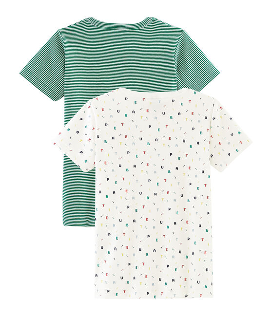 Par de camisetas manga corta para niño variante 1