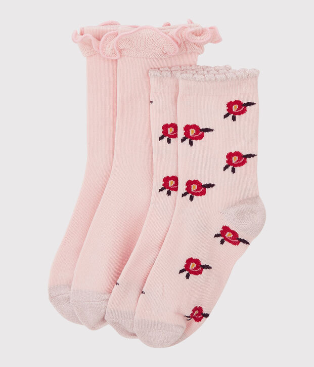 Lote de calcetines para ni&ntilde;a multicolor