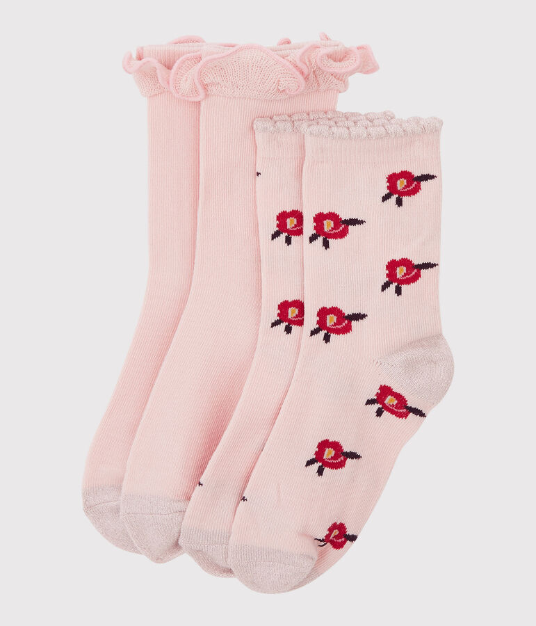 Lote de calcetines para ni&ntilde;a multicolor