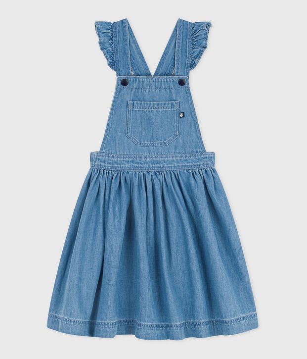 Pichi infantil de algod&oacute;n azul