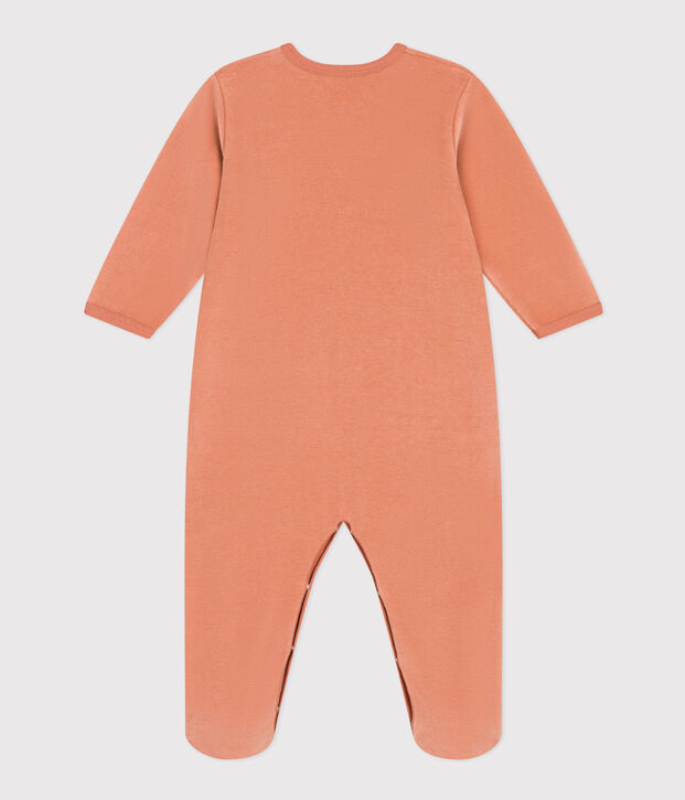 Pijama de terciopelo para beb&eacute; rosa