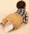 Pantalón de tejido vaquero de color para bebé beige TOURONE