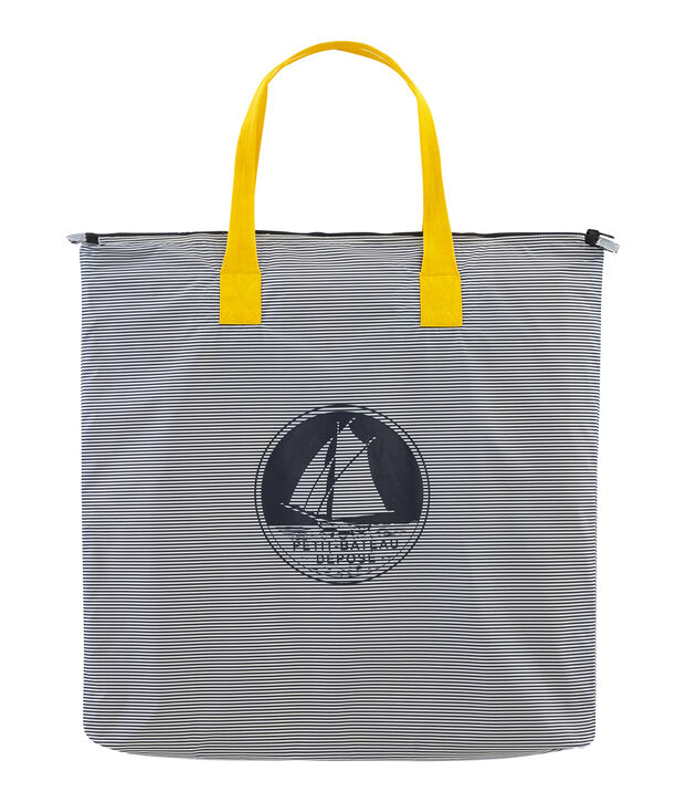 Bolso superligero azul/blanco