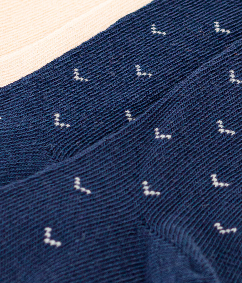 Juego de 2 pares de leotardos de beb&eacute; de algod&oacute;n multicolor