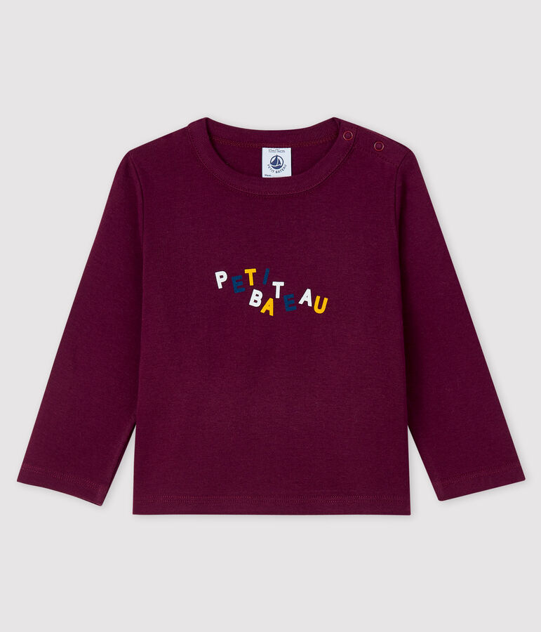 Camiseta para beb&eacute; ni&ntilde;o violeta