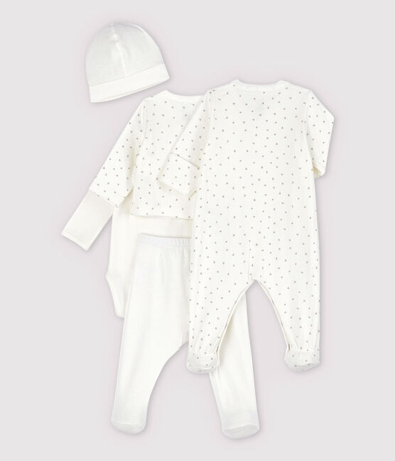 Kit para los primeros días del bebé de tejido tubular de algodón ecológico variante 1