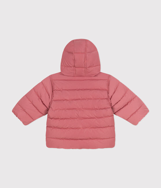Abrigo con forro polar de bebé rosa ROSEWOOD