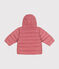 Abrigo con forro polar de bebé rosa ROSEWOOD