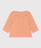 Blusa de manga larga de gasa de algodón para bebé rosa SIENNA