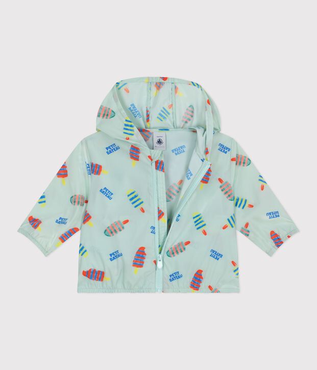 Cortavientos ultraligero para beb&eacute; azul/multicolor