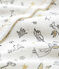 Pijama sin pies de punto para bebé niña blanco MARSHMALLOW/ MULTICO CN