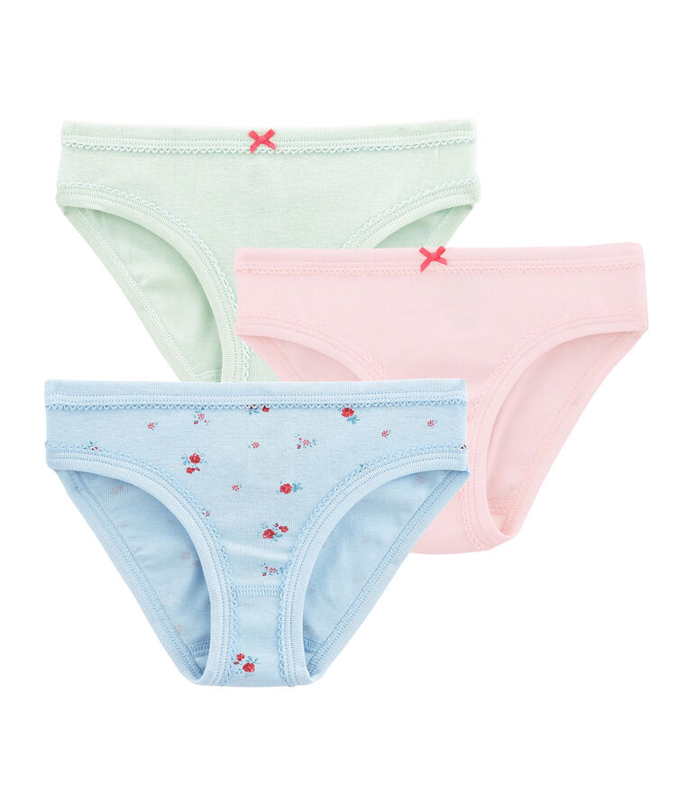 Pack de 3 braguitas para ni&ntilde;a multicolor