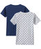 Lote de 2 camisetas de manga corta para niño blanco LOT