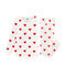 Pijama de felpa para niña-niño blanco MARSHMALLOW/rojo TERKUIT