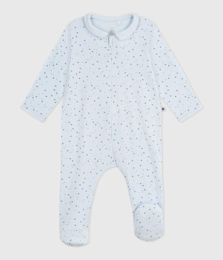 Pijama de algod&oacute;n con cuello estampado de estrellas para beb&eacute; FRAICHEUR/ ADRIATIC