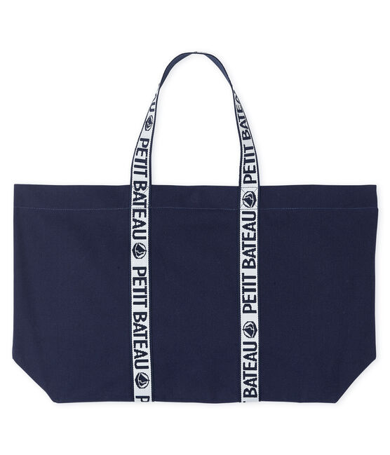 Bolso con logo azul SMOKING
