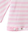 Camiseta de manga tres cuarto rayado rosa BABYLONE/blanco MARSHMALLOW