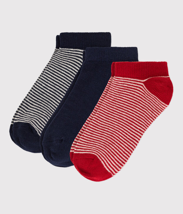 Juego de 3 pares de calcetines para ni&ntilde;o/ni&ntilde;a multicolor