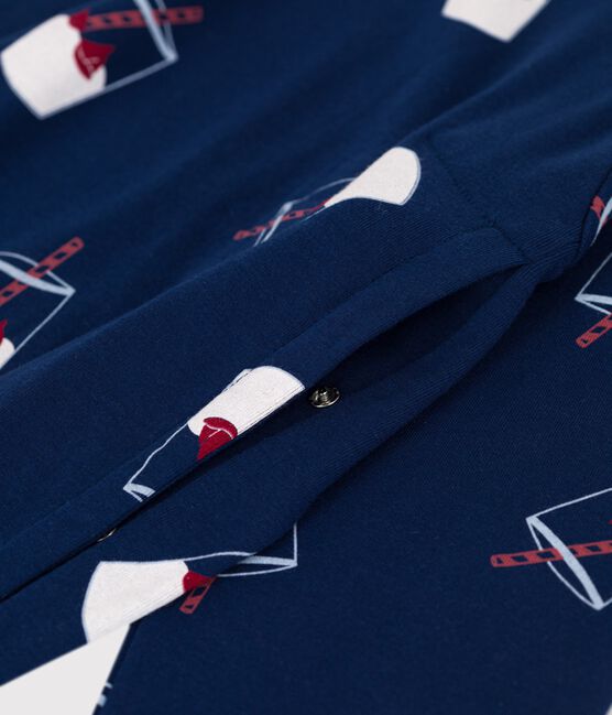 Pijama de lactancia Tajinebanane x Petit Bateau azul MEDIEVAL/blanco MULTICO
