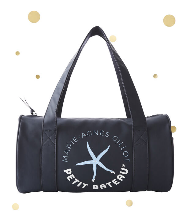 Sac polochon. Petit bateau x Marie-Agn&egrave;s Gillot azul