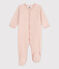 Pijama de rizo de bebé rosa SALINE