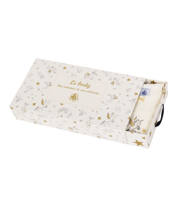 Juego de 5 bodis de manga larga para beb&eacute; ni&ntilde;a multicolor