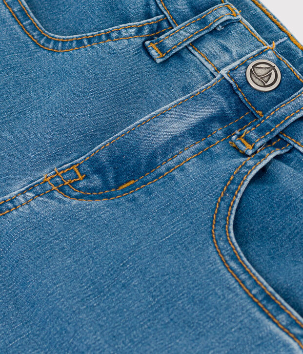 Pantal&oacute;n vaquero slim de ni&ntilde;a azul