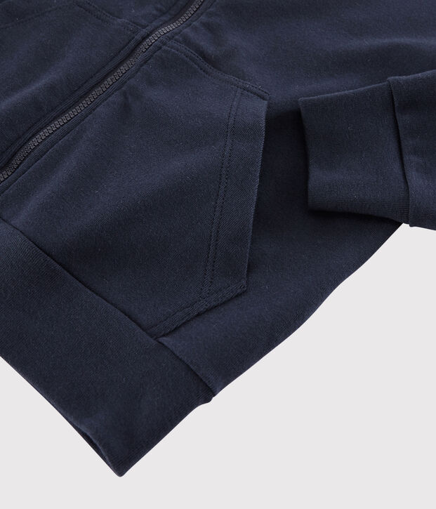 Sudadera con cremallera y capucha de algod&oacute;n de ni&ntilde;o SMOKING
