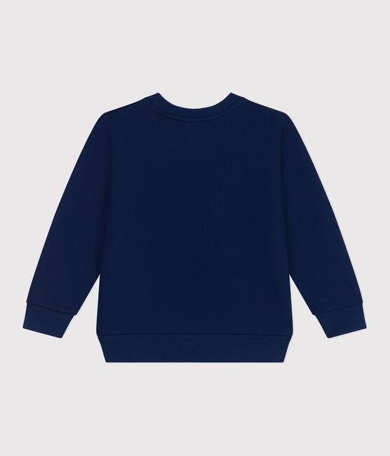 Sudadera infantil unisex de algodón con estampado azul MEDIEVAL