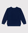 Sudadera infantil unisex de algodón con estampado azul MEDIEVAL