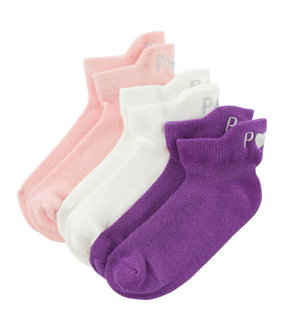 Lote de 3 pares de calcetines niña variante 2