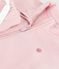 Conjunto de sudadera y pantalón de algodón liso para bebé rosa JOLI