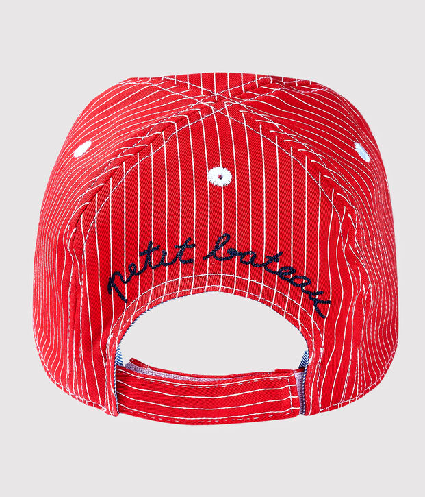 Gorra beb&eacute; mixta rojo/blanco