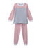 Pijama rayado para niño blanco ECUME/blanco MULTICO