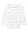 Camiseta de manga larga con estampado blanco LAIT/blanco MULTICO