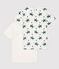 Juego de 2 camisetas de manga corta con estampado de caballeros de niño de algodón variante 1
