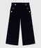 Pantalón infantil liso de pana azul SMOKING