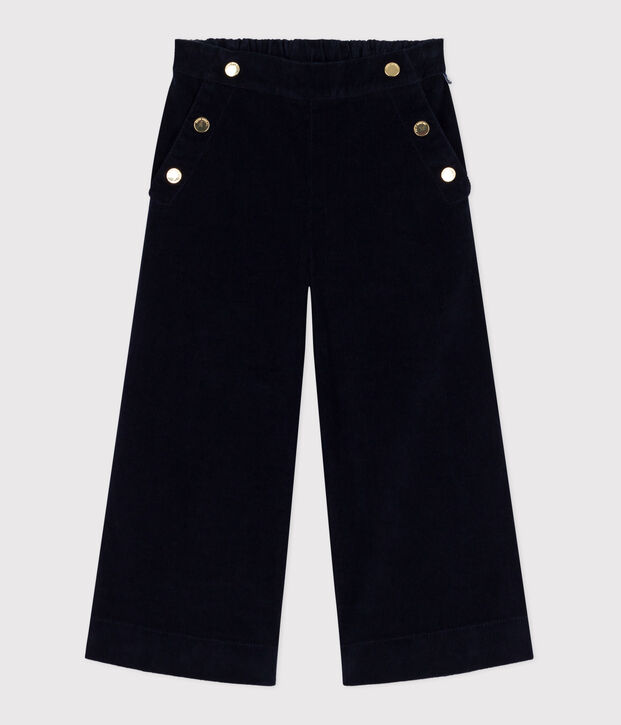 Pantal&oacute;n infantil liso de pana SMOKING
