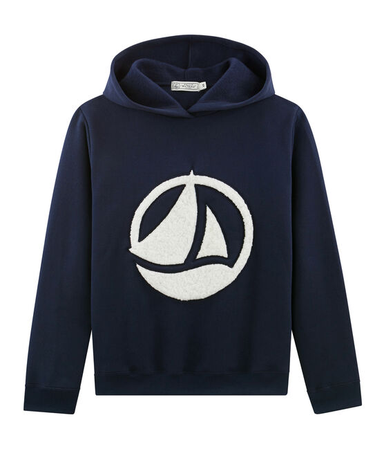Sudadera de mujer con capucha azul SMOKING
