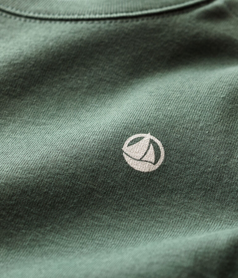 Camiseta de manga larga de algod&oacute;n de beb&eacute; ni&ntilde;o verde